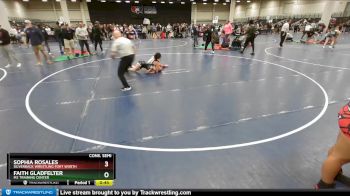 120 lbs Cons. Semi - Faith Gladfelter, M2 Training Center vs Sophia Rosales, Silverback Wrestling Fort Worth