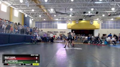 190 lbs Cons. Round 3 - JD Matthews, North Pontotoc High School vs Riley Sund, Ocean Springs, MS