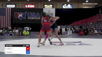 100 lbs Final - Karina Vang, Red Wave Wrestling vs Gabriella Gomez, Illinois