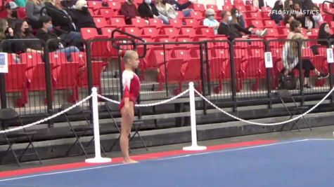 Elizaveta Grebenkova - Floor, Golden Grip - 2021 Region 3 Women's Championships