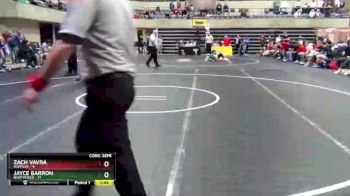 160 lbs Semis & 1st Wrestleback (8 Team) - Zach Vavra, Huntley vs Jayce Barron, Northfield