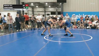 148 lbs Rr Rnd 9 - Bentley Sly, NC United - BHS vs Aiden Kunes, M2 Training Center - BHS