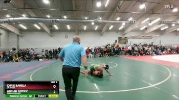 132 lbs Cons. Round 4 - Chris Barela, La Junta vs Adrian Gomez, Pueblo County