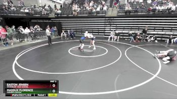 160 lbs Champ. Round 1 - Easton Jensen, Stansbury High School vs Maddux Florence, Corner Canyon