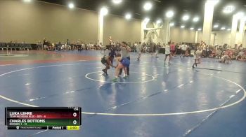 126 lbs Round 2 (16 Team) - Charles Bottoms, Division-1 vs Luka Lehre, Team Michigan Blue - DEV