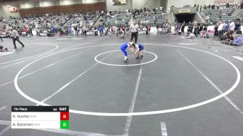 50 lbs 7th Place - Remington Huotte, Buckaroo WC vs Alessi Balistreri, Imys