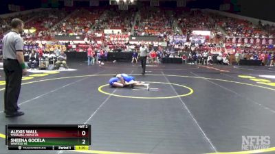 100 lbs Semifinal - Alexis Wall, Towanda-Circle HS vs Sheena Gocela, Winfield HS