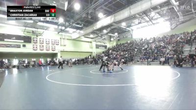 106 lbs Quarterfinal - Christian Zacarias, El Camino Real vs Braxton Jordan, CHATSWORTH