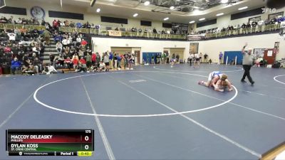 175 lbs Cons. Round 5 - Maccoy Deleasky, Phillips vs Dylan Koss, St. Croix Central