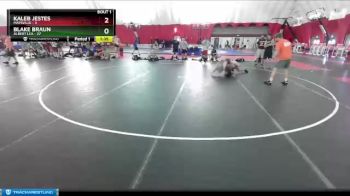 160 lbs Quarterfinals (8 Team) - Kaleb Jestes, Maysville vs Blake Braun, Albert Lea