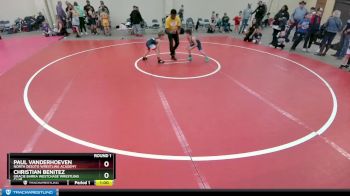 56 lbs Round 1 - Christian Benitez, Gracie Barra Westchase Wrestling Club vs Paul Vanderhoeven, North DeSoto Wrestling Academy