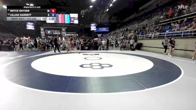 170 lbs Cons. Sub-rd Of 16 - Bryce Snyder, PA vs Lillian Garrett, IL