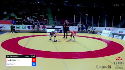 50kg 3rd Place Match - Jade Dufour, Montreal NTC / Montreal WC vs Augusta Eve, Dinos WC