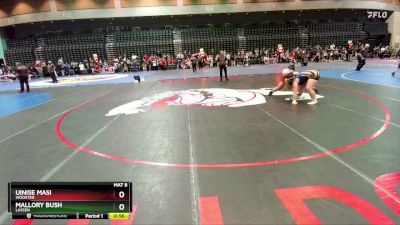 185 lbs Cons. Round 4 - Uinise Masi, Wooster vs Mallory Bush, Lassen