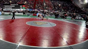 6A 165 lbs Cons. Round 1 - Leo Klinger, Meridian vs Trayke Sanders, Owyhee