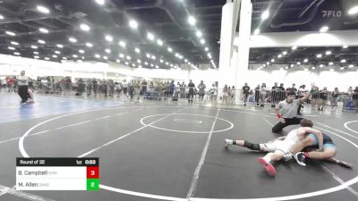 157 lbs Round Of 32 - Brandon Campbell, Spring Valley HS vs Micah Allen, Oakdale, Wrestling