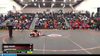 160 lbs Cons. Round 4 - Christian Felix, Elko vs Aiden McRory, Lincoln