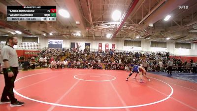 132 lbs Semifinal - Lance Bordeleau, Pinkerton Academy vs Aemon Gauthier, Winnisquam