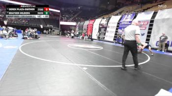 120 Class 3 lbs Champ. Round 1 - Derek Plaza-Smither, St. Charles vs Brayden Milberg, Pacific