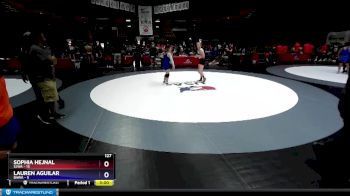 127 lbs Round 2 (12 Team) - Sophia Hejnal, SJWA vs Lauren Aguilar, BAWA