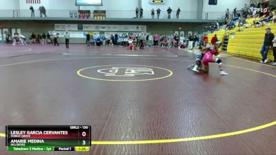 130 lbs Semifinal - Amarie Medina, Hillsboro vs Lesley Garcia Cervantes, Forest Grove