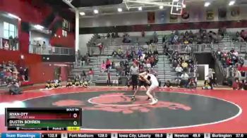 145 lbs 1st Place Match - Dustin Bohren, Bettendorf vs Ryan Ott, Iowa City, City High