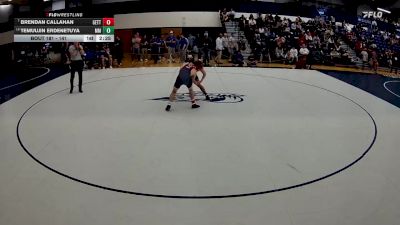 141 lbs Cons. Round 2 - Brendan Callahan, Gettysburg vs Temuujin Erdenetuya, Marymount