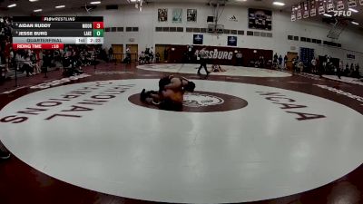 149 lbs Quarterfinal - Aidan Ruddy, Concordia-Moorhead vs Jesse Burg, Lakeland