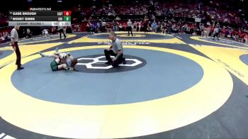 D3-106 lbs Champ. Round 1 - Gabe Brough, Eastwood vs Bodey Gibbs, Columbia