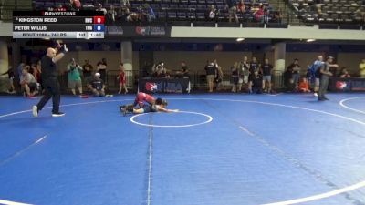 74 lbs Cons. Sub-quarters - Kingston Reed, Raw Wrestling Club vs Peter Willis, The Wrestling Academy