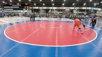 124 lbs Quarterfinal - Brianna Edwardson, Devils Lake vs Vi Anderson, Dakota Boyz Wrestling Club