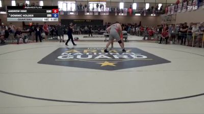285 lbs Quarters - Andrew Hine, Big Game Wrestling Club vs Dominic Holder, Iowa
