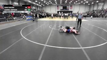 126 lbs Round 3 (3 Team) - Gabriel Simpson, Minisink Valley vs John Turcsik, Fairport Sr HS