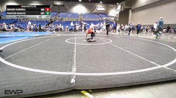 120-126 lbs Rr Rnd 3 - Shade Harrell, Mighty Bluebirds vs Paxton Shultz, Smith Wrestling Academy