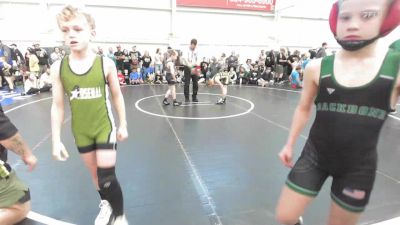 72 lbs Round Robin 1 - Asher Kitchen, Arsenal WV-Yth vs Jacob Yeager, Backbone Wrestling Club-Yth