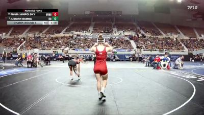 126-D1 Champ. Round 1 - Emma Jampolsky, Mountain View (Mesa) High School vs Jussiah Bamba, Ironwood High School