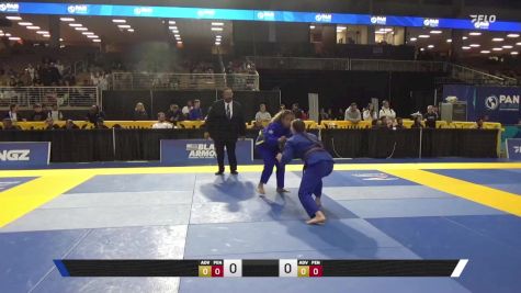 Laylah Mae Watkins vs Larissa Manuelle Oliveira Dos Sa 2025 Pan Jiu Jitsu IBJJF Championship