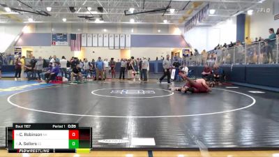 215 lbs Cons. Round 1 - Chance Robinson, New Albany High School vs Austin Sellers, East Central High School