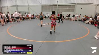 164 lbs 4th Wrestleback (16 Team) - Azariah Moore, Virginia Blue vs Alexandra Hofrichter, Wisconsin