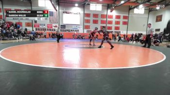 190 lbs 3rd Place Match - Daniel Bourbalas, Normal (Community) vs Dareon Willis, Belleville (West)