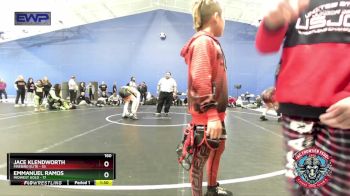 160 lbs Placement (4 Team) - Jace Klendworth, Firebird Elite vs Emmanuel Ramos, Midwest Gold