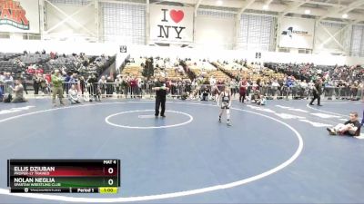 50 lbs Quarterfinal - Ellis Dziuban, Proper-ly Trained vs Nolan Neglia, Spartan Wrestling Club