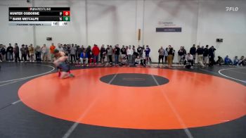 157 lbs Champ. Round 1 - Bane Metcalfe, Triton Central vs Hunter Osborne, Forest Park