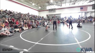 60 lbs Rr Rnd 2 - Jameson Hubbard, South Central Punisher Wrestling Club vs Kash Knapski, Kingfisher YellowJackets