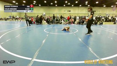 49 lbs 5th Place - Johnny Elswick, Prime 9U vs Colin Kreuzer, Potentially Dangerous
