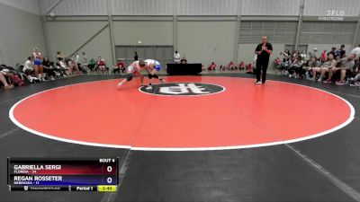 135 lbs Round 1 (8 Team) - Gabriella Sergi, Florida vs Regan Rosseter, Nebraska