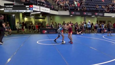 78 lbs Cons. Sub-quarters - Levi Pike, Michigan West Wrestling Club vs Eli Burke, Yorktown Wrestling Club