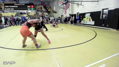 138 lbs Round Of 16 - Luna Thornton, GRAVETTE vs Blaike Ivie, Salina