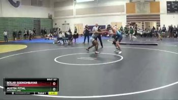 182 lbs Champ. Round 2 - Bolar Sodnombayar, Meadowdale vs Austin Fitial, Spanaway Lake