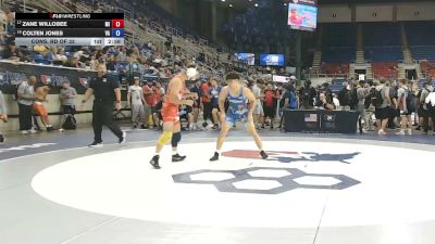 165 lbs Cons. Rd Of 32 - Zane Willobee, Michigan vs Colten Jones, Virginia